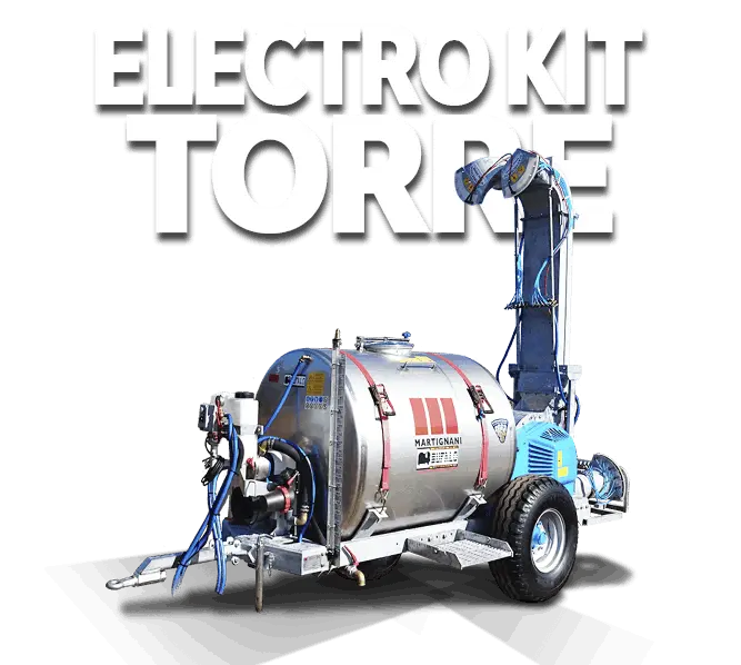 Aspersora electrostática kit electro torre